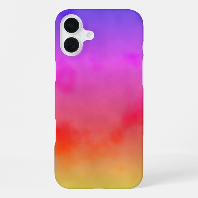 Rainbow Vapor iPhone Hülle (Rückseite)