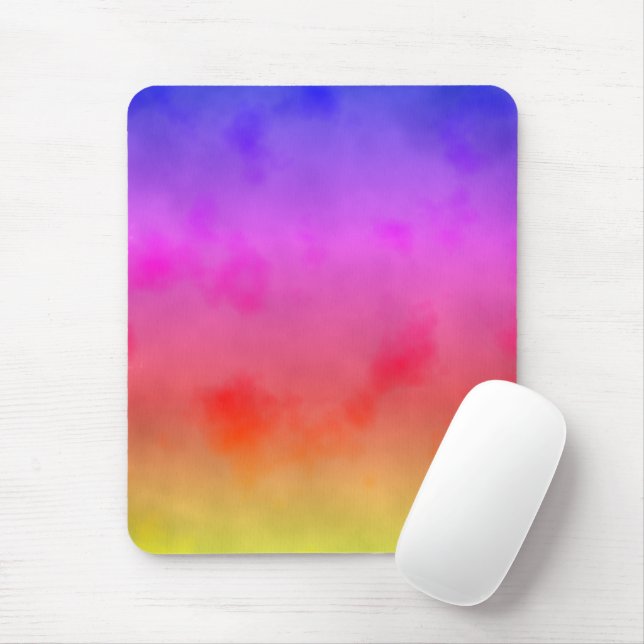 Rainbow Vapor Mousepad (Mit Mouse)