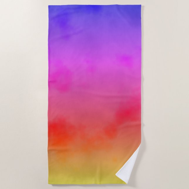 Rainbow Vapor Strandtuch (Vorderseite)