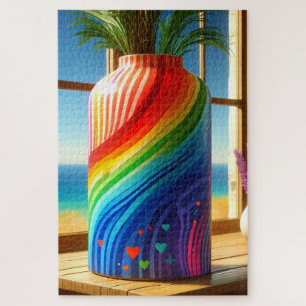 Rainbow Vase Puzzle