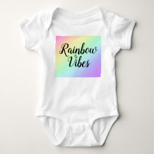 Rainbow Vibes Baby Strampler