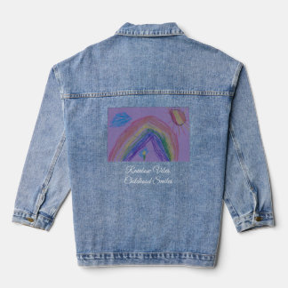 Rainbow Vibes, Kindheit lächelt Denim Jacket Jeansjacke