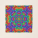 Rainbow Vintag Psychedelic Fraktal Kaleidoskop Schal<br><div class="desc">Fügen Sie einen farbenfrohen Akzent mit schönen coolen,  farbenfrohen,  funky,  Custom Chiffon Schals! Schöne gefärbte Krawatte,  Kaleidoskop und Fraktal Muster großartig für jeden,  der farbenfroh sein möchte. Fügen Sie Text oder Bilder,  die Sie einfach mit der Schaltfläche Anpassen. Viele Schriftart und Textfarben zur Auswahl.</div>