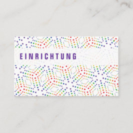 Rainbow-Visitenkarten Visitenkarte