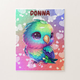 Rainbow-Vogel & Herz-Puzzle Puzzle