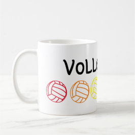 Rainbow Volleyball-Tasse Kaffeetasse
