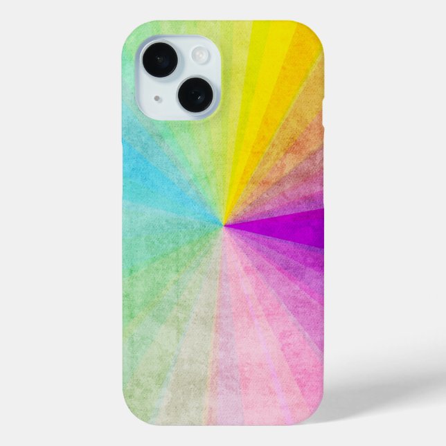 Rainbow Vortex Case-Mate iPhone Hülle (Rückseite)