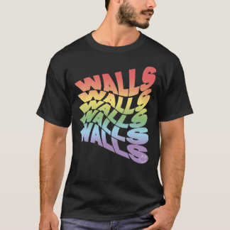 Rainbow Walls Louis Tomlinson weißer Hintergrund C T-Shirt