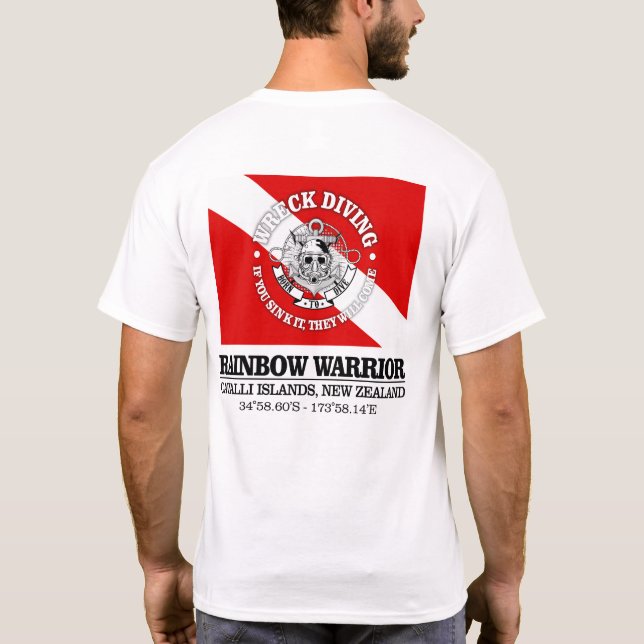 Rainbow Warrior (beste Wracks) T-Shirt (Rückseite)