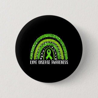 Rainbow Warrior Lyme-Borreliose-Bewusstsein Button