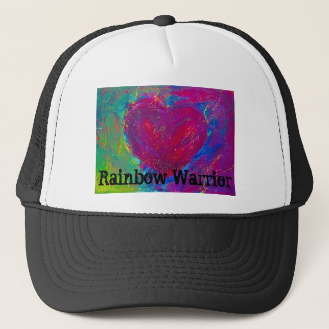 Rainbow Warrior Truckerkappe (Vorderseite)