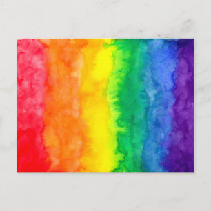 Rainbow Wash Postkarte
