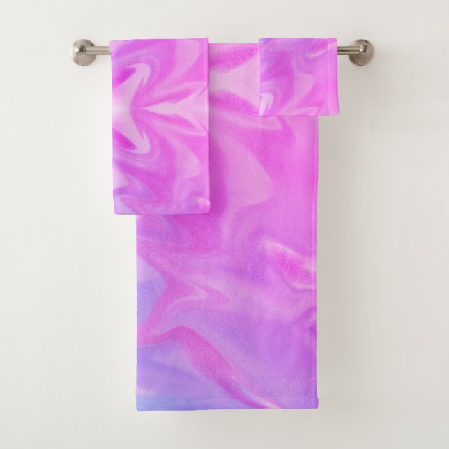 Rainbow-Wasserfarbe Badhandtuch Set (Insitu)