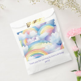 Rainbow Watercolor Geburtstag Geschenktütchen