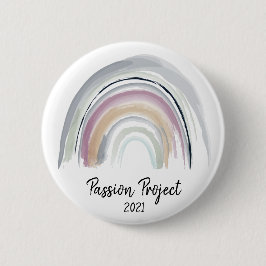 Rainbow Watercolor Pastell Retreat Project Button