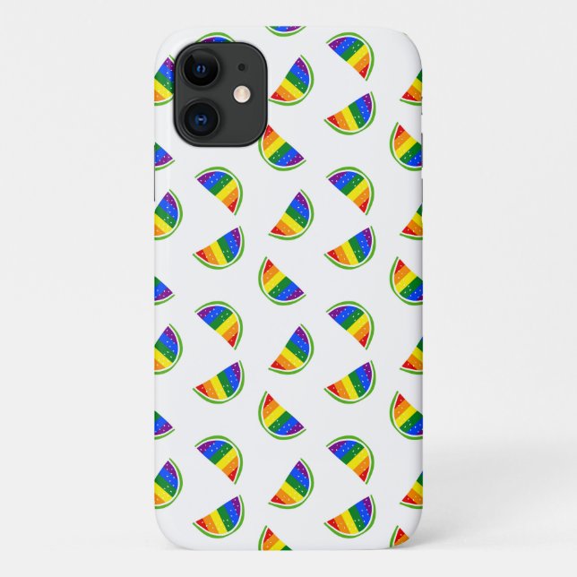 Rainbow Watermelon Case-Mate iPhone Hülle (Rückseite)