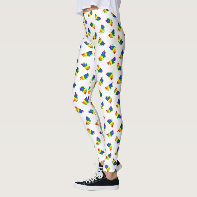 Rainbow Watermelon Leggings (Links)
