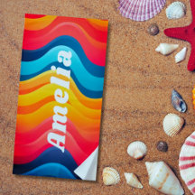 Rainbow Wavy Personalisiert