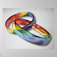 Rainbow Wedding Rings for Marriage Equality