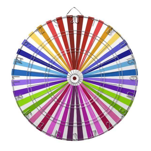 Rainbow Wheel Dartscheibe (vorne)
