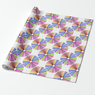 Rainbow Wheel Geschenkpapier