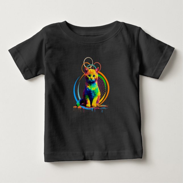 Rainbow Whiskys Ein Traum für die Katze Baby T-shirt (Vorderseite)