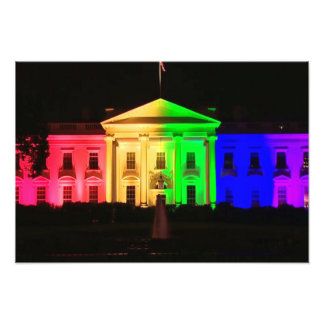 Rainbow White House Fotodruck