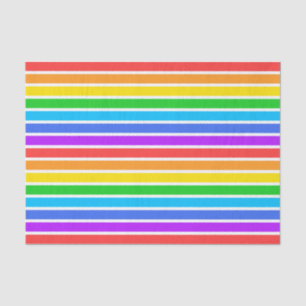Rainbow-White-Strip-Gewebe Seidenpapier
