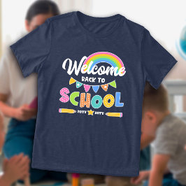 Rainbow: Willkommen zurück in die Schule Tri-Blend Shirt