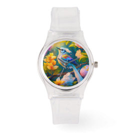 Rainbow Winged Jay Fantasy Bird Armbanduhr