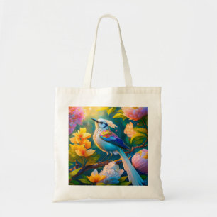 Rainbow Winged Jay Fantasy Bird Tragetasche