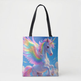 Rainbow Winged Prancing Unicorn