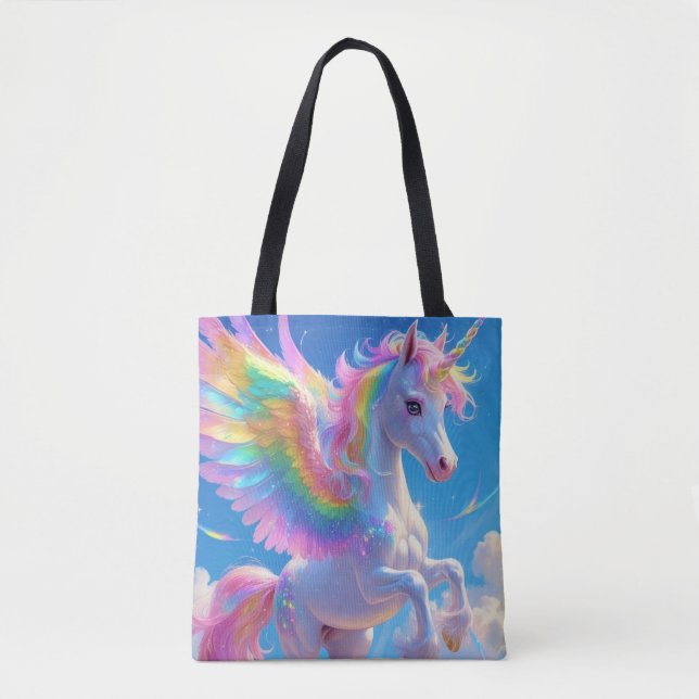 Rainbow Winged Prancing Unicorn (Vorderseite)