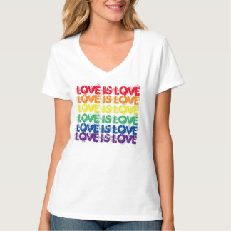 Rainbow Women's V-Neck T - Shirt