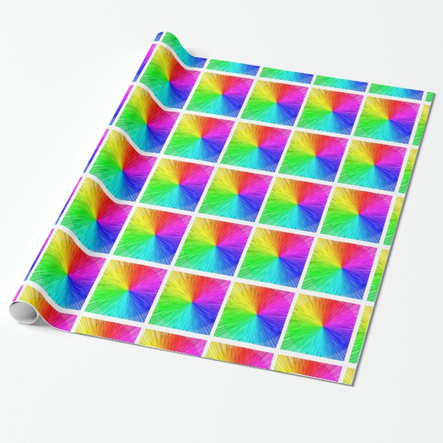 Rainbow Wrapping Paper Geschenkpapier (Ungerollt)