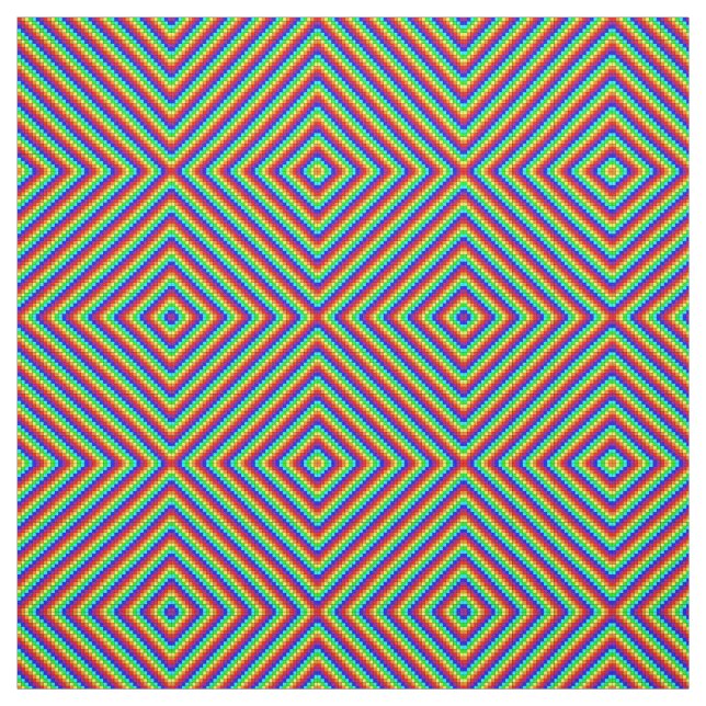 Rainbow X - Pima Cotton Fabric Stoff (Muster)