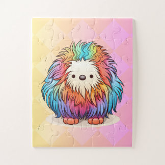 Rainbow Yeti Jigsaw Puzzle