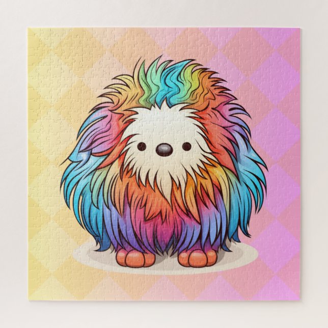 Rainbow Yeti Jigsaw Puzzle (Vertikal)