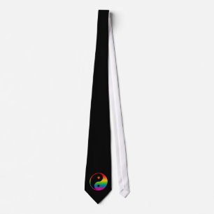 Rainbow Yin Yang Krawatte