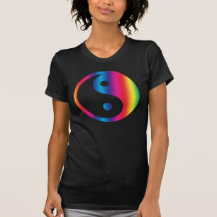 Rainbow Yin Yang T - Shirt