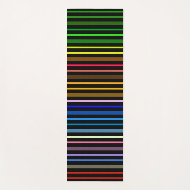 Rainbow Yogamatte (Vorderseite)