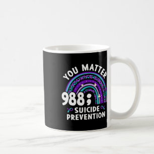 Rainbow You Problem 988 Suizidprävention Awarene Kaffeetasse