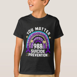 Rainbow You Problem 988 Suizidprävention Awarene T-Shirt