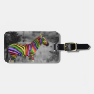 Rainbow Zebra Gepäckanhänger