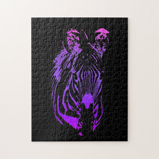 Rainbow Zebra Puzzle (Vertikal)