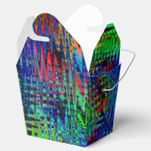 Rainbow Zickzack Abstrakt Geschenkschachtel