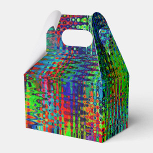 Rainbow Zickzack Abstrakt Geschenkschachtel