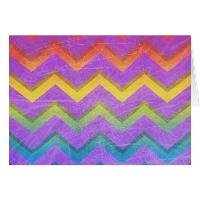 Rainbow Zickzack von Shirley Taylor (Vorderseite (Horizontal))