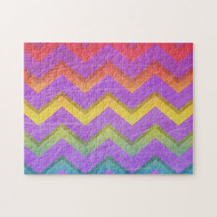 Rainbow Zickzack von Shirley Taylor Puzzle