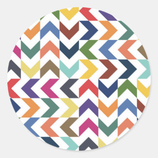 Rainbow Zig Zag Sticker